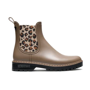 Botas Agua Gaudi Mate Animal Ash-Leopardo