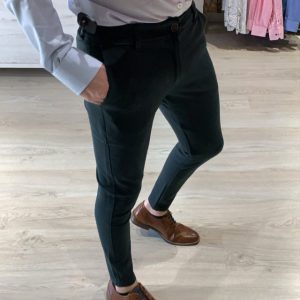 Yellow Skin – Pantalón 1165 Super Pitillo Verde Botella