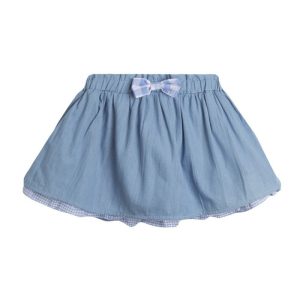 Falda vaquera fina, con detalles de cuadros azules-ALM-JGV99848-Newness