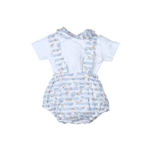 Conjunto corto 2 piezas bebé niño gaviotas-29318-Tony Bambino